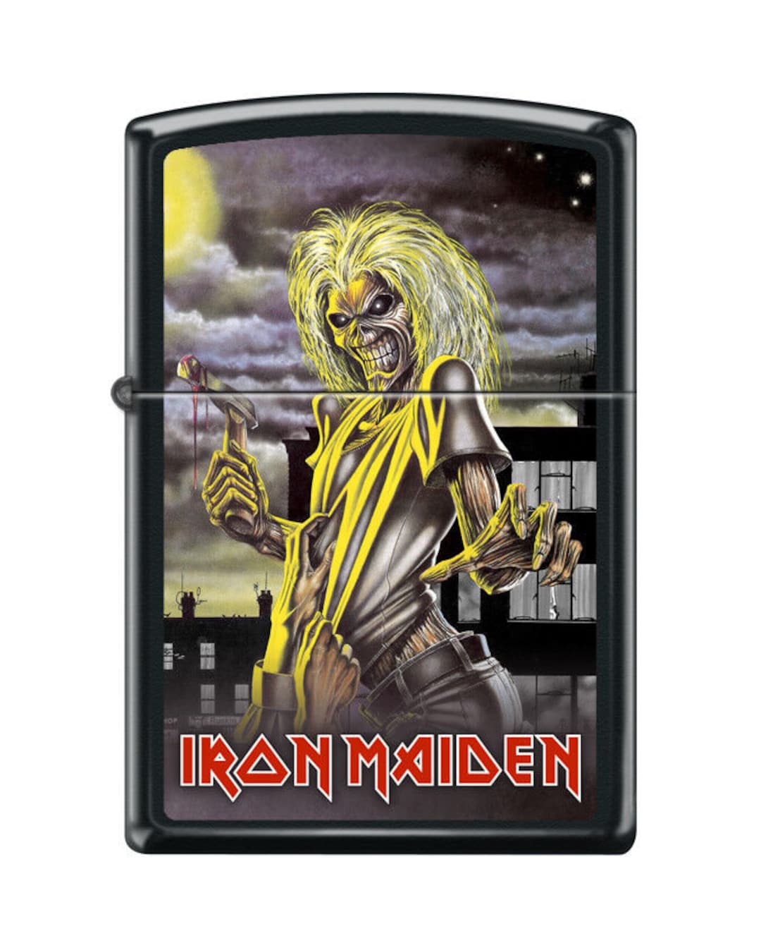 Iron Maiden Eddie With Bloody Axe Zippo Lighter - Etsy