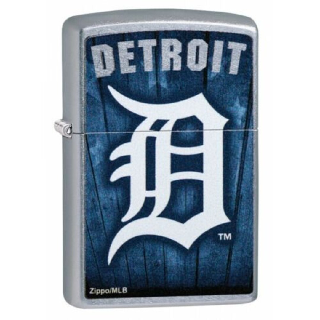 Zippo Lighter MLB Detroit Tigers Street Chrome Etsy