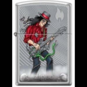 Süßes Rock & Roll Gitarrist Zippo Feuerzeug