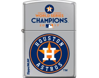 Rare Retired MLB Houston Astros Zippo Lighter