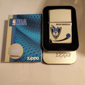 Sharp NBA Dallas Mavericks Zippo Lighter W Fitted Zippo Butane Torch Insert