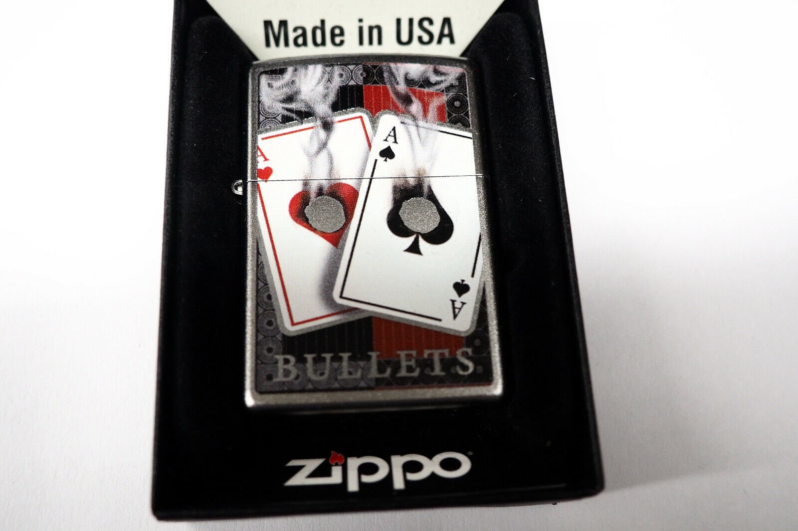 Vintage Zippo Las Vegas Lighter/ Poker Cards/ Cigarettes
