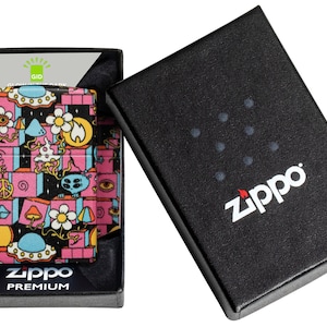 Cool Retro 540 Multisided Abstract  Zippo Lighter