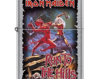 iron Maiden Run For The Hills Rock & Roll Zippo-aansteker