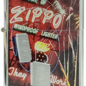 Retired Zippo Neon Sign Zippo Lighter