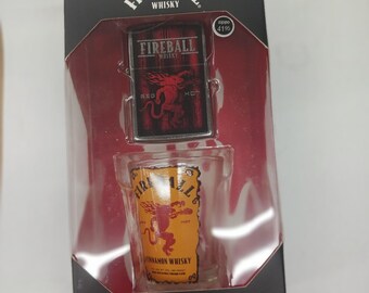 Zippo Lighter & Fireball Shot Glass Gift Set - Walmart.com