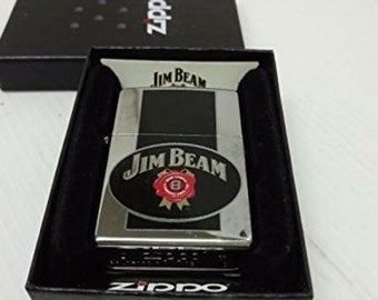 Classy Polished Chrome Jim Beam Zippo Lighter
