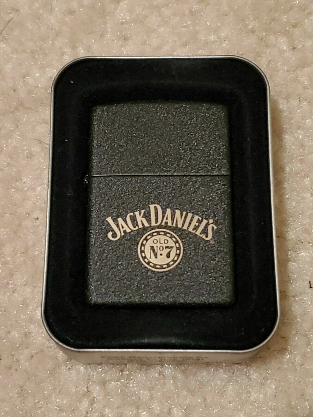 Rare Retired Jack Daniels Iron Stone Zippo Lighter Etsy