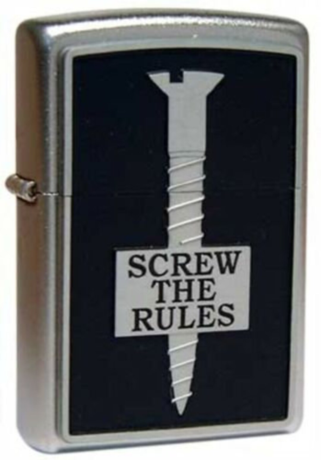 Rare 2003 Screw the Rules Emblem Zippo Lighter Etsy