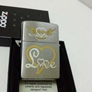 Retired Love Sweethearts 2012 Zippo Lighter W/Fitted Butane Torch Insert