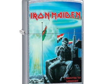 Iron Maiden Two Minutes to Midnight Album Cover Zippo Lighter