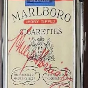 Premium Doppelseitiges Antique Marlboro Zigarettenetui mit eingebautem Feuerzeug