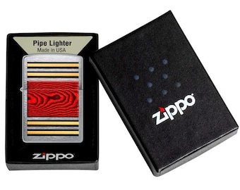 Woodgrain  Design  Zippo Pipe Lighter