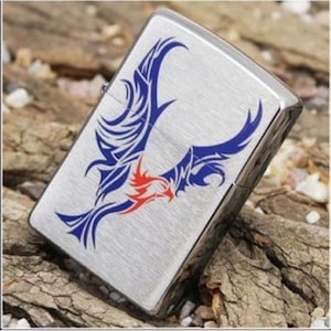 Cool Tribal Eagle Tattoo Zippo Lighter