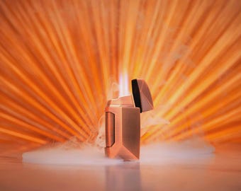 ロッキー・パテル エッジライターシリーズ - 銅製ライナー - デュアルジェットライター「生涯保証」