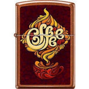 Sharp Retired Coffee Zippo Lighter