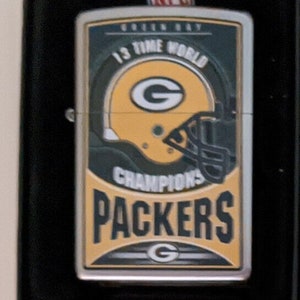 Limited Production NFL Green Bay Packers 13x World Champions Zippo Lighter