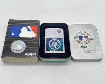 MLBシアトル・マリナーズ ZIPPO＋ピンバッジセット MLBシアトル