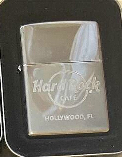 Vintage Hard Rock Cafe Hollywood Florida Zippo Lighter - Etsy