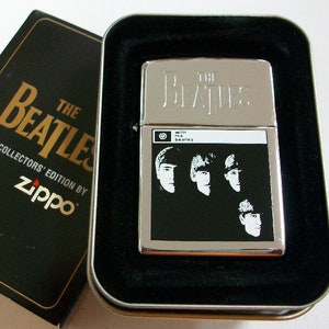 Rare 1996 With The Beatles Zippo Lighter