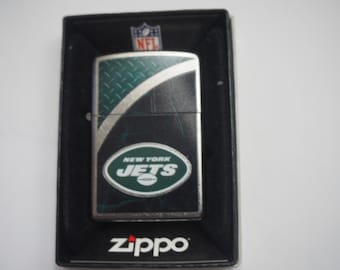 Classic Retired New York Jets NFL Football  Zippo Lighter