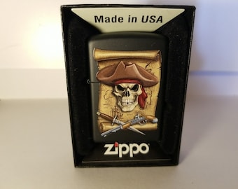 Cool Pirate Themed Zippo Lighter