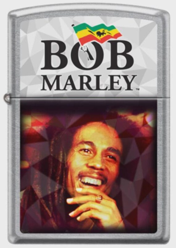 Vintage Bob Marley Zippo lighter Amazon.com: Zippo Bob Marley Illustration Black Matte Pocket  main image 4