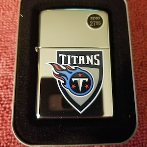 Sharp Retired Tennessee Titans NFL Football Shield Zippo Lighter