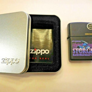 2007 Official Sturgis Black Hills Motor Rally #288/300 Zippo Lighter