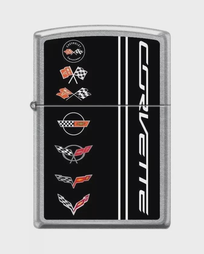 Sharp Chevrolet Corvette History OF the Badge Zippo Lighter - Etsy