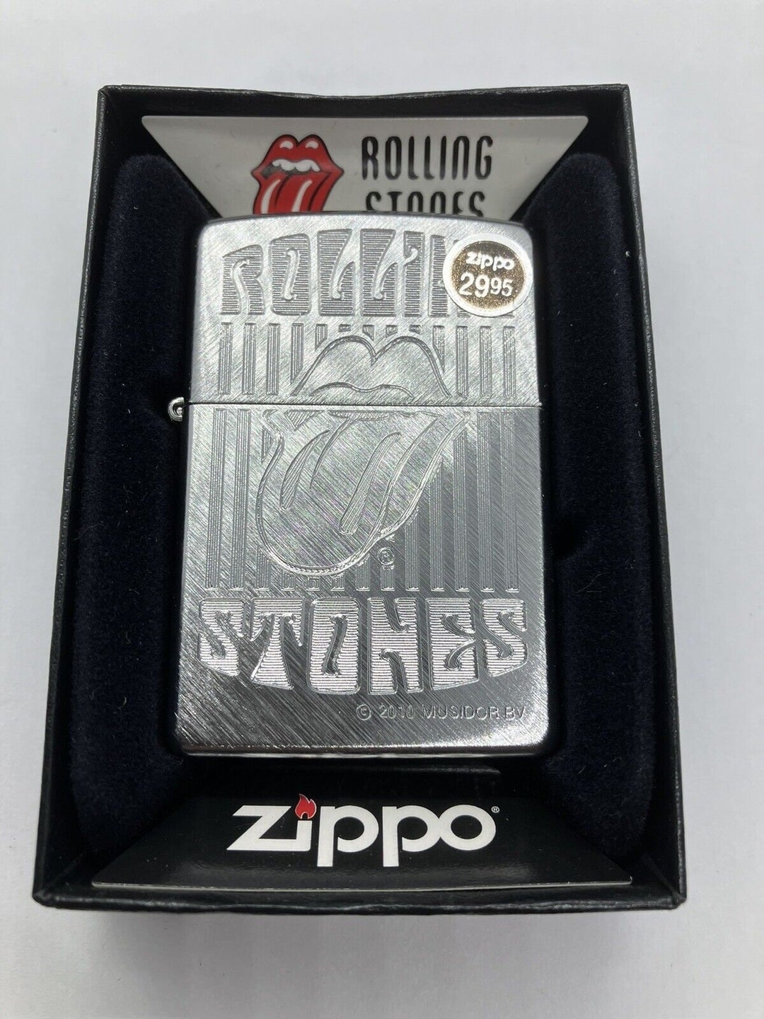 Ultra 2010 Engraved Rolling Stones Zippo Lighter Etsy