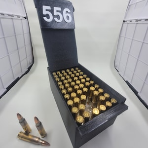 Ammo boxes by caliber 3D printed Fold over latch Father&#39;s day gift, hunting, storage box