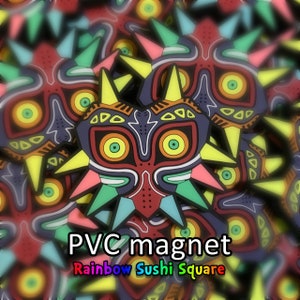 Magnet | So Scary Evil Heart Mask! | PVC magnet | video game merch