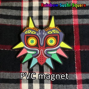 Magnet | So Scary Evil Heart Mask! | PVC magnet | video game merch