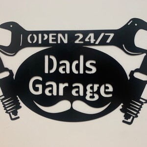 Dads Garage Wall Art/ Plaque/Sign