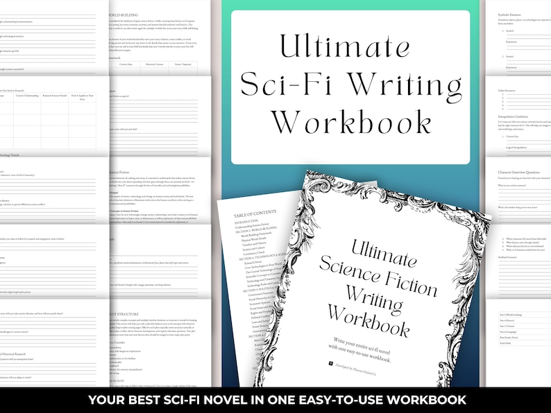 Ultimate Sci-Fi Writing Workbook. YOUR BEST SCI-FI NOVEL IN ONE EASY-TO-USE WORKBOOK.