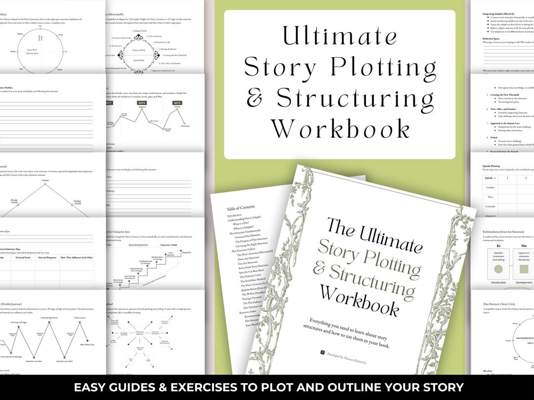 Ultimate Story Plotting & Structuring Workbook | 13 Plot Structures ...