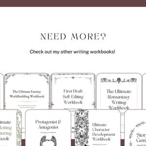 Need more? Check out my other writing workbooks!
