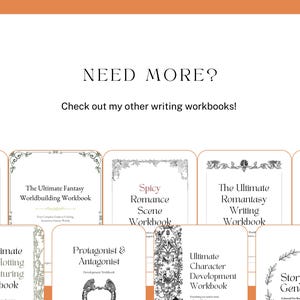 Need more? Check out my other writing workbooks!