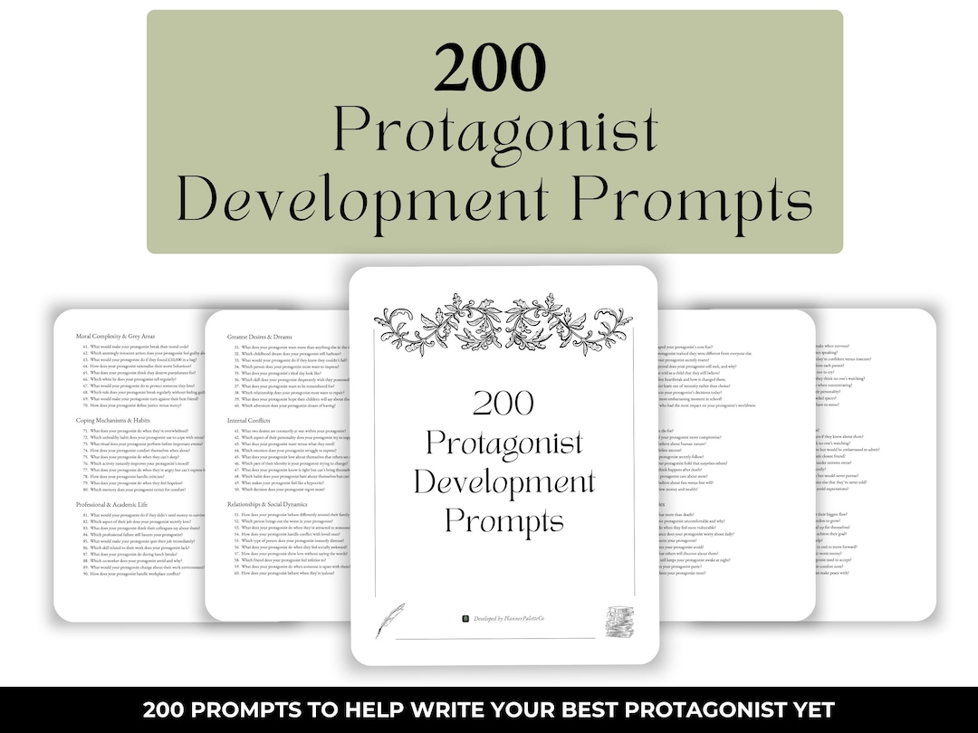 200 Protagonist Creative Writing Prompts | Main Hero Development ...