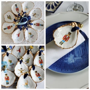 The Nutcracker Ballet cast ,Set of 8 ornaments/napkin rings