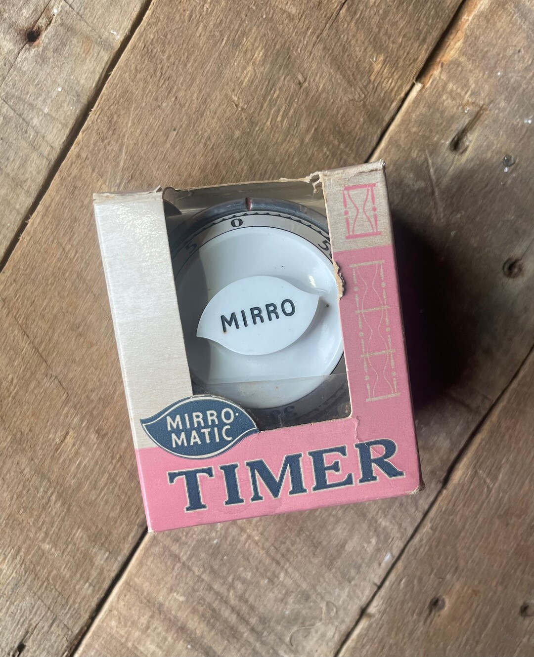 Mirromatic Aluminum 60 Minute Kitchen Timer Midcentury Etsy