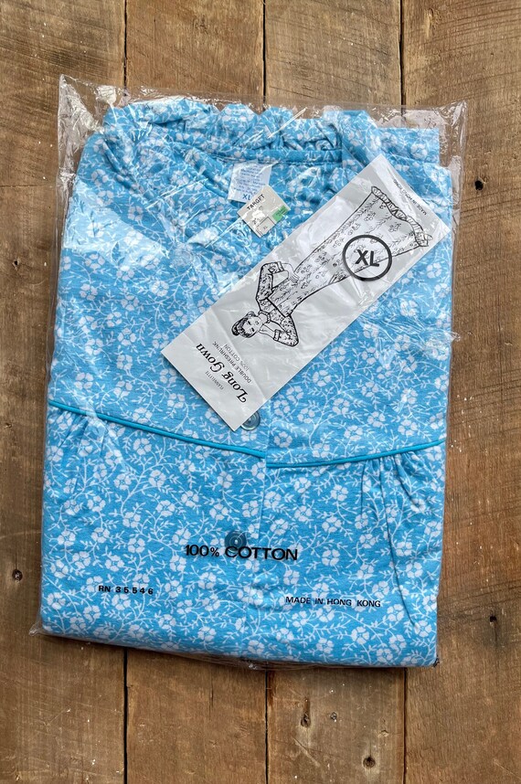 Long Night Gown by Target Light Blue & Whi… Gem