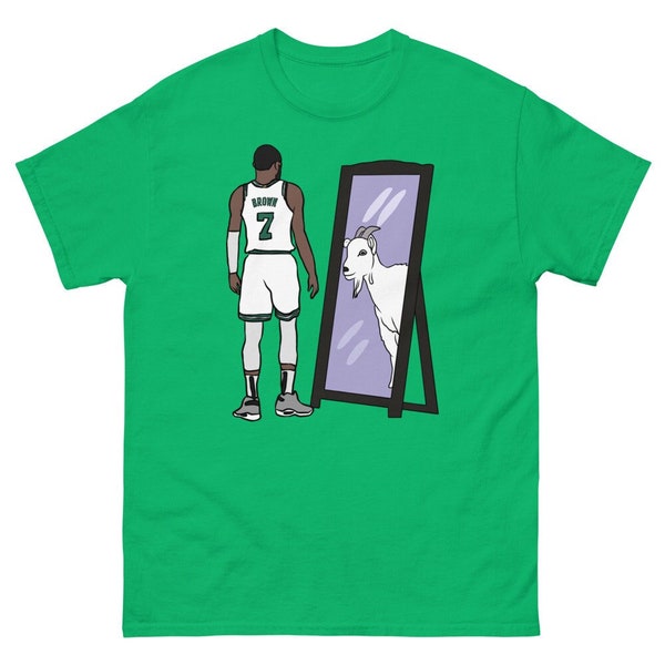 Jaylen Brown Mirror GOAT T-Shirt