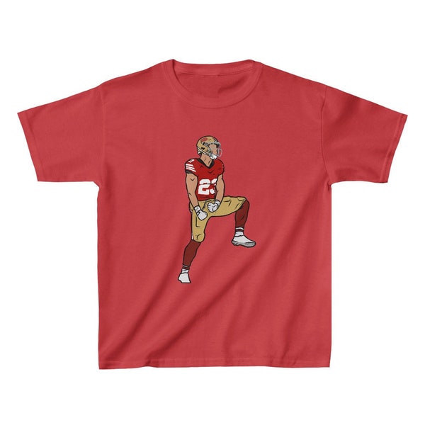 Youth T-Shirt Christian McCaffrey Celebration Tee Kids Sizes