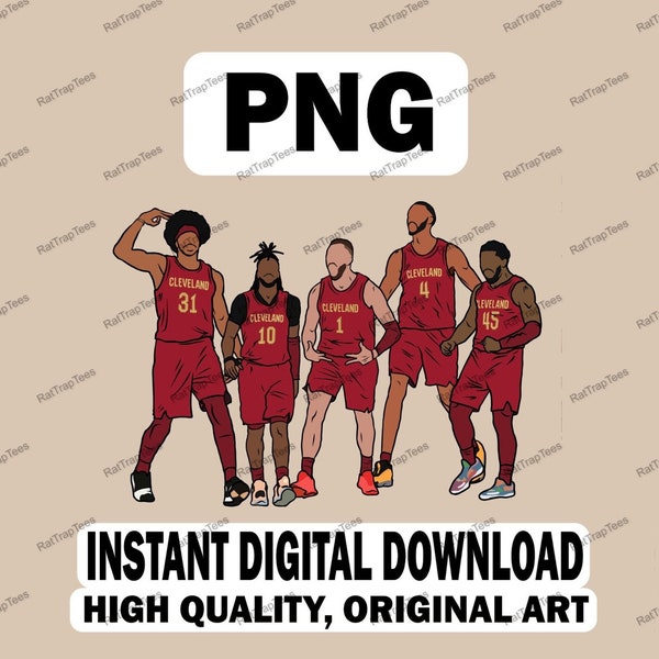The Fro, Garland, Strus, Mobley & Mitchell PNG File (High Quality, Digital Download) For Personal Use