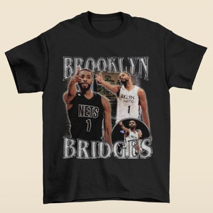 Mikal Bridges BROOKLYN BRIDGES Vintage Bootleg Style T-Shirt