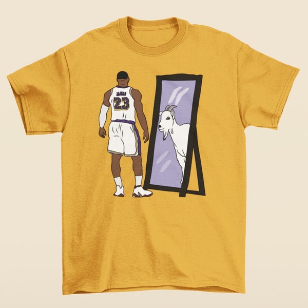 LeBron James Mirror GOAT T-Shirt