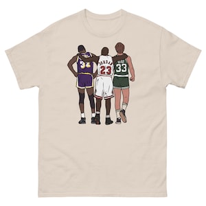 Magic, Jordan & Bird Big 3 T-Shirt