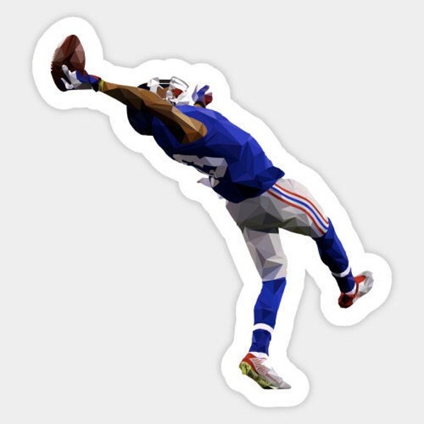 Odell Beckham Jr Catch Glossy Sticker (3”, Water Resistant) Laptop and phone decal